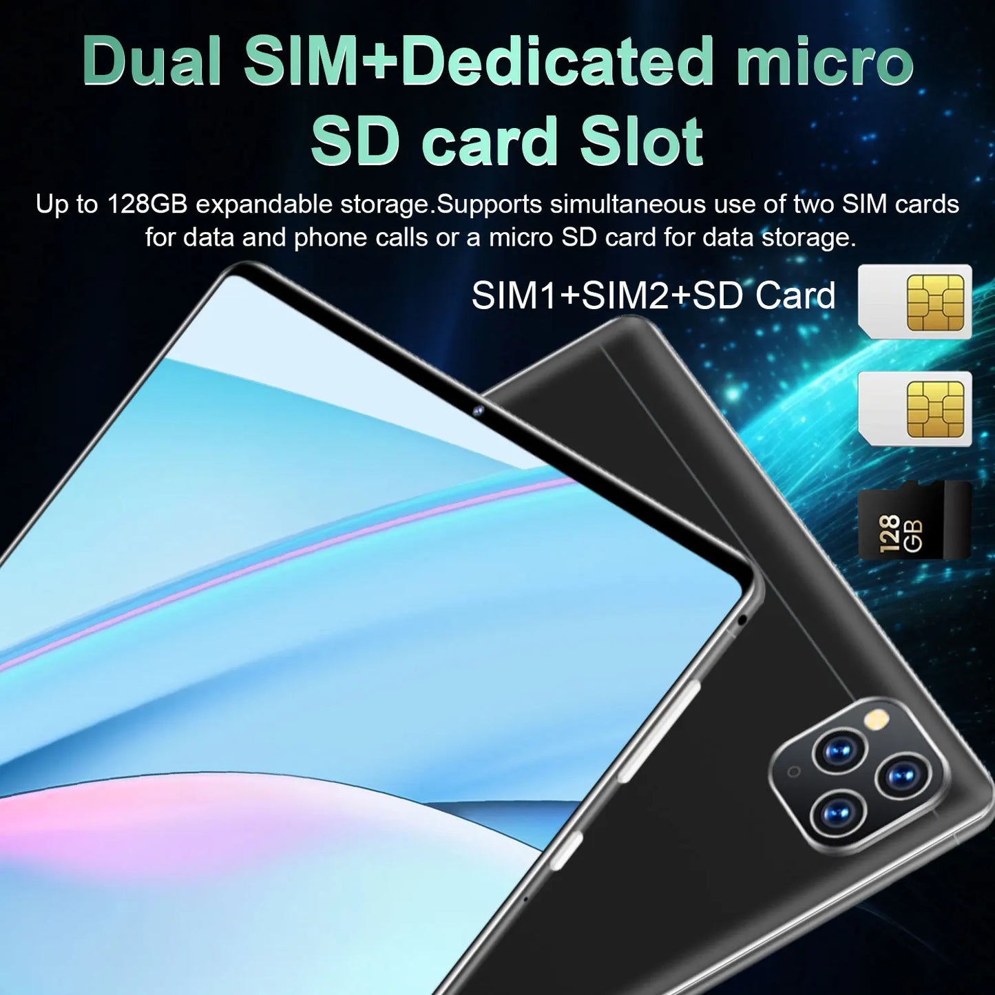 2025 5G Android Tablet - 10.36" Premium Tablet with 16GB RAM & 1TB Storage