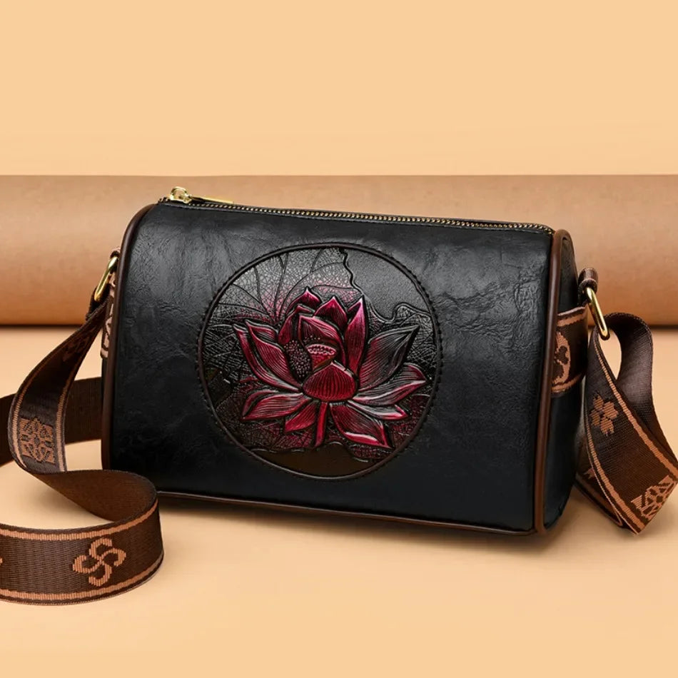 Women's Luxury Alligator-Pattern Crossbody Bag