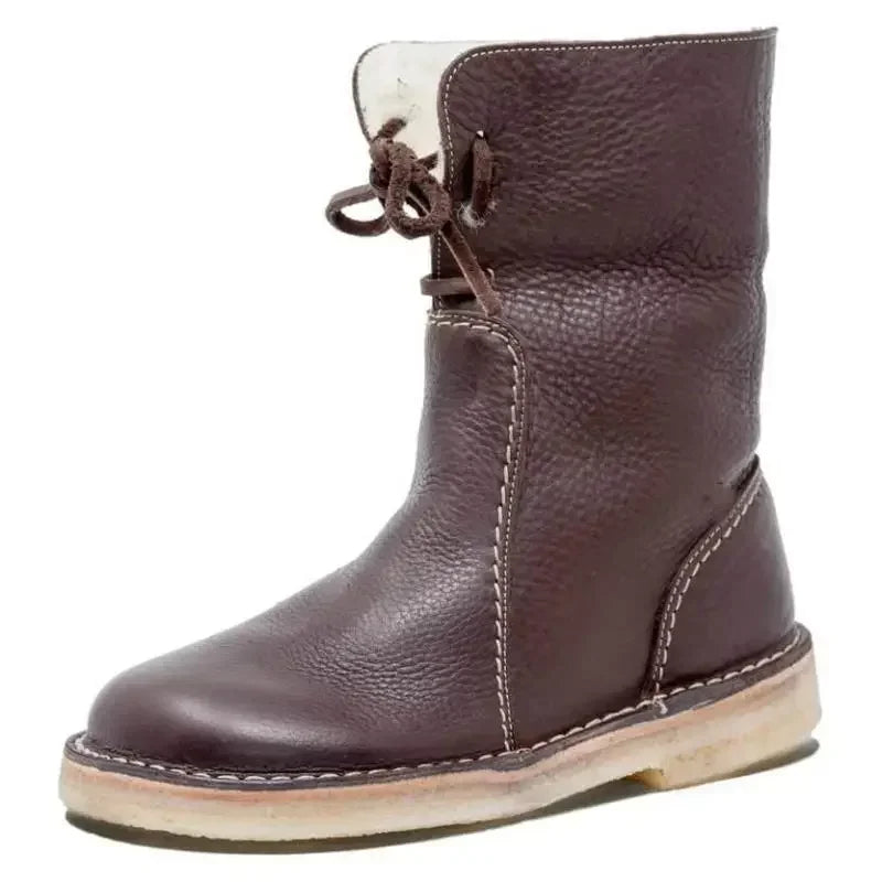 Women's Plush-Lined Winter Snow Boots