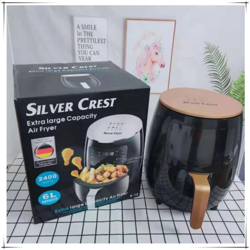 4.5L Air Fryer - 1400W Oil-Free Electric Fryer with Multi-Directional Hot Air