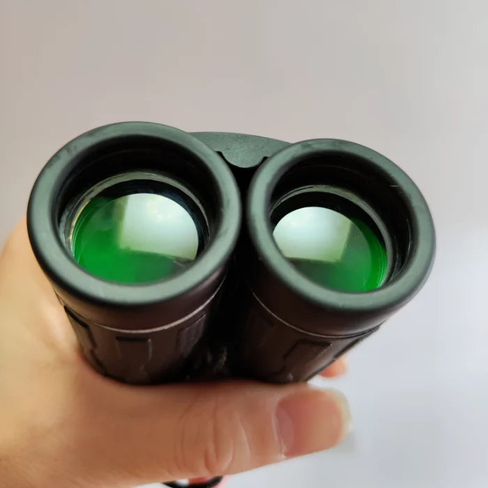 9000x25 HD Zoom Portable Powerful Binoculars Long Range BAK4 Telescope Jumelles Folding BAK4 Binoculars for Hunting Camping