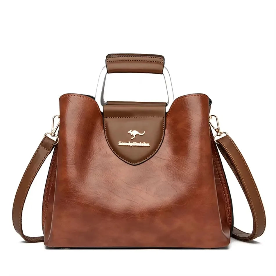 Women's Luxury Alligator-Pattern Crossbody Bag
