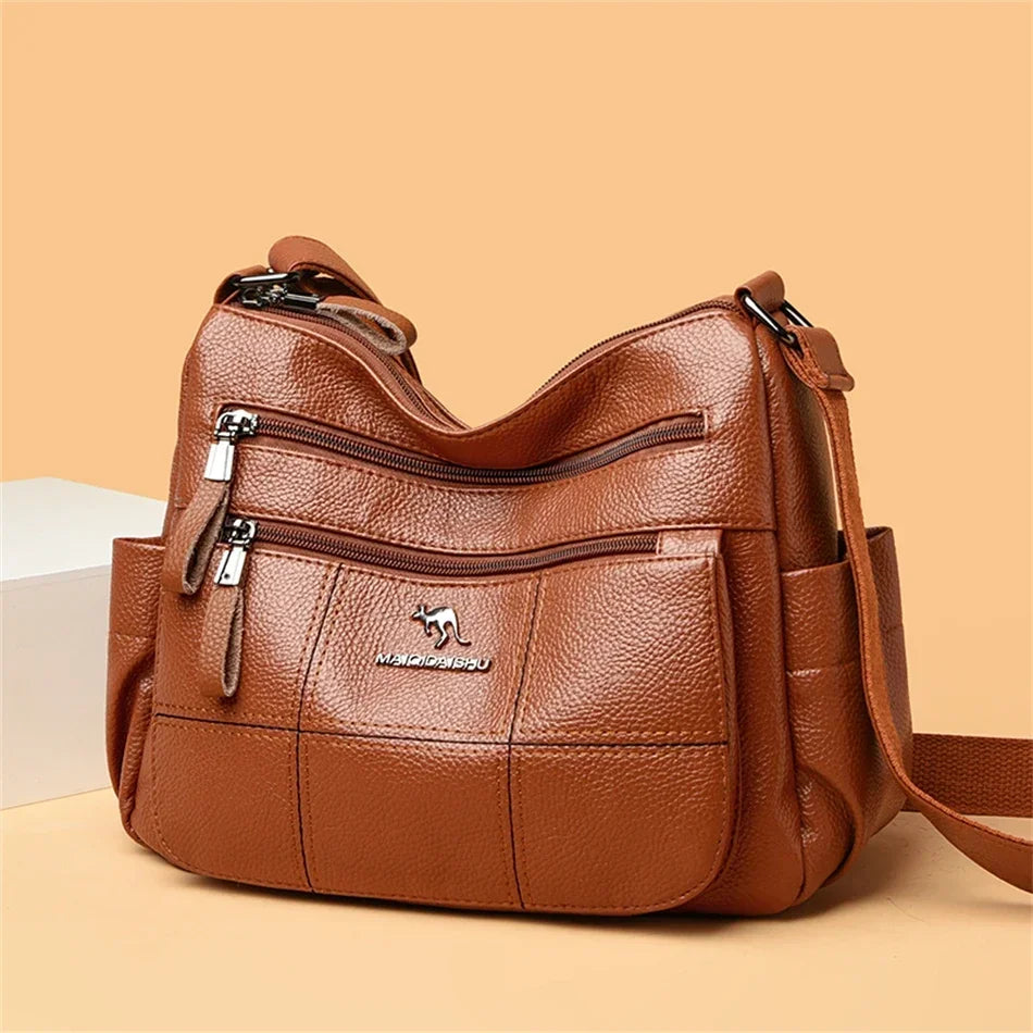Women's Luxury Alligator-Pattern Crossbody Bag