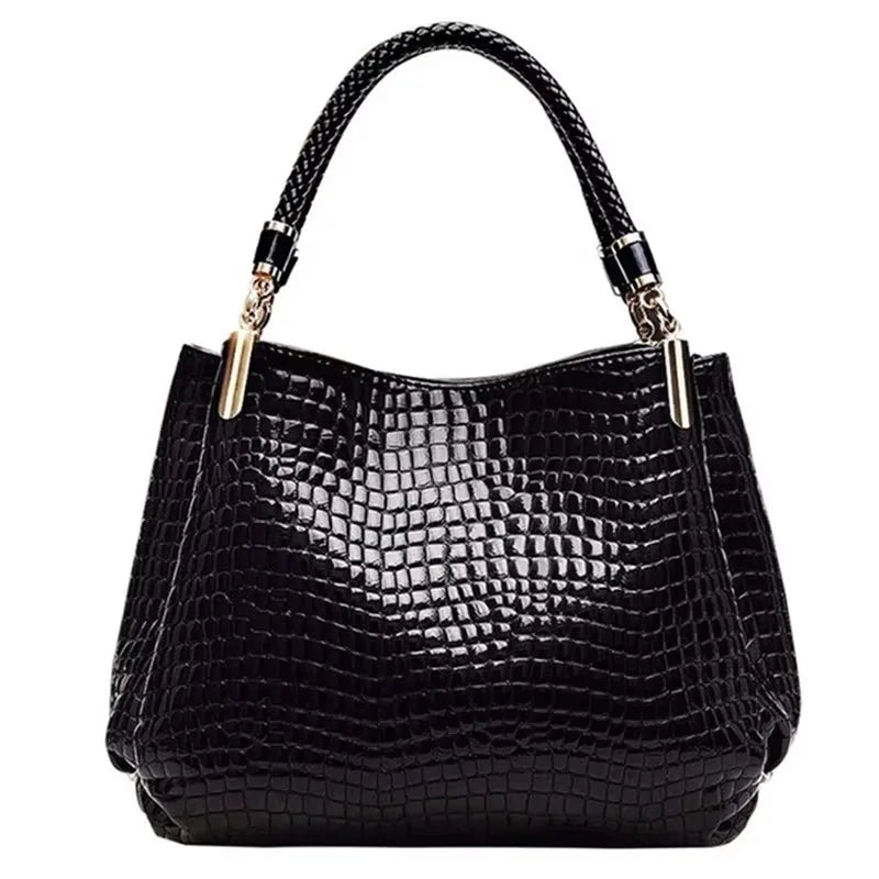 Women's Luxury Alligator-Pattern Crossbody Bag