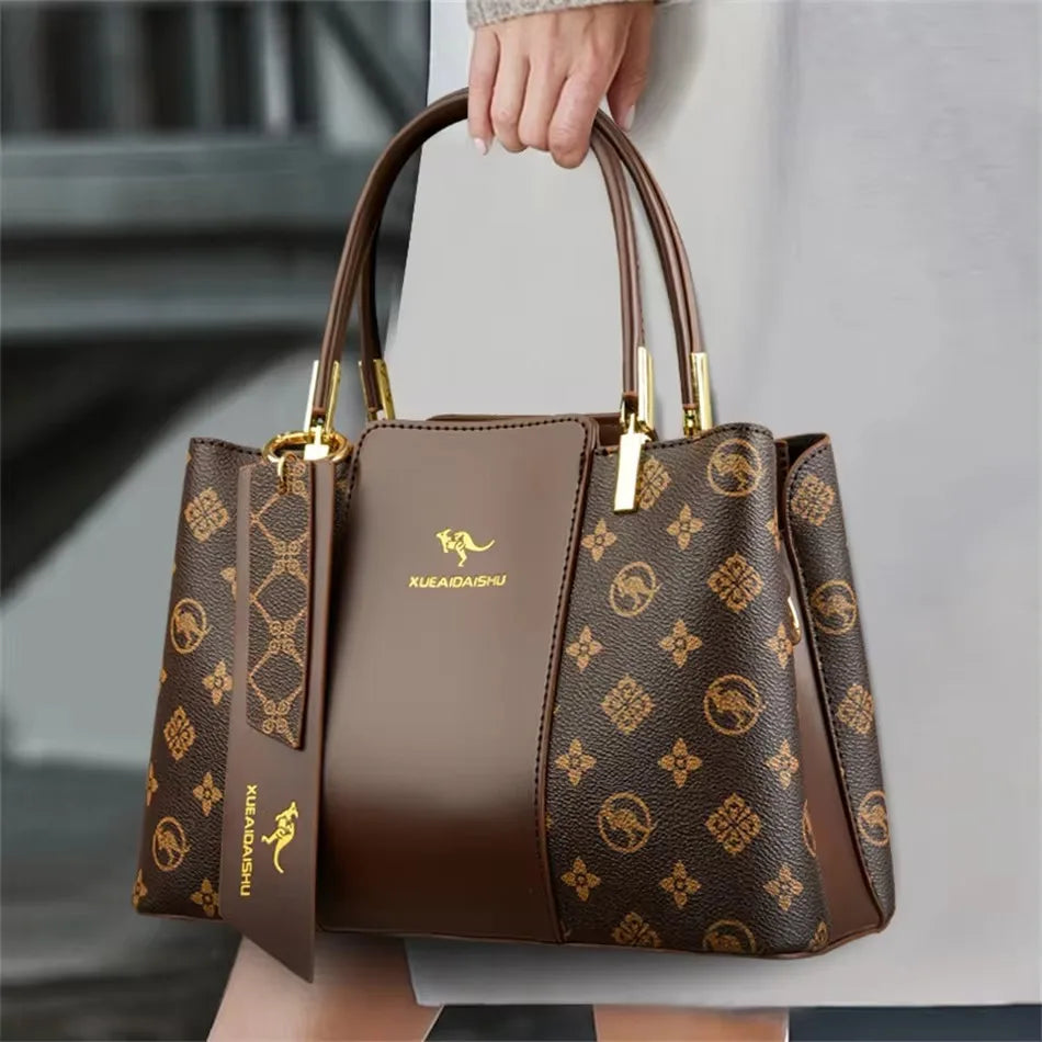 Women's Luxury Alligator-Pattern Crossbody Bag