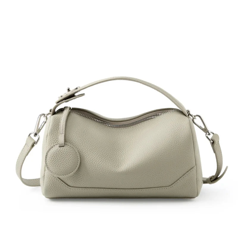 Genuine Leather Multi functional Handbag - Luxury Designer Cross body Tote 2025
