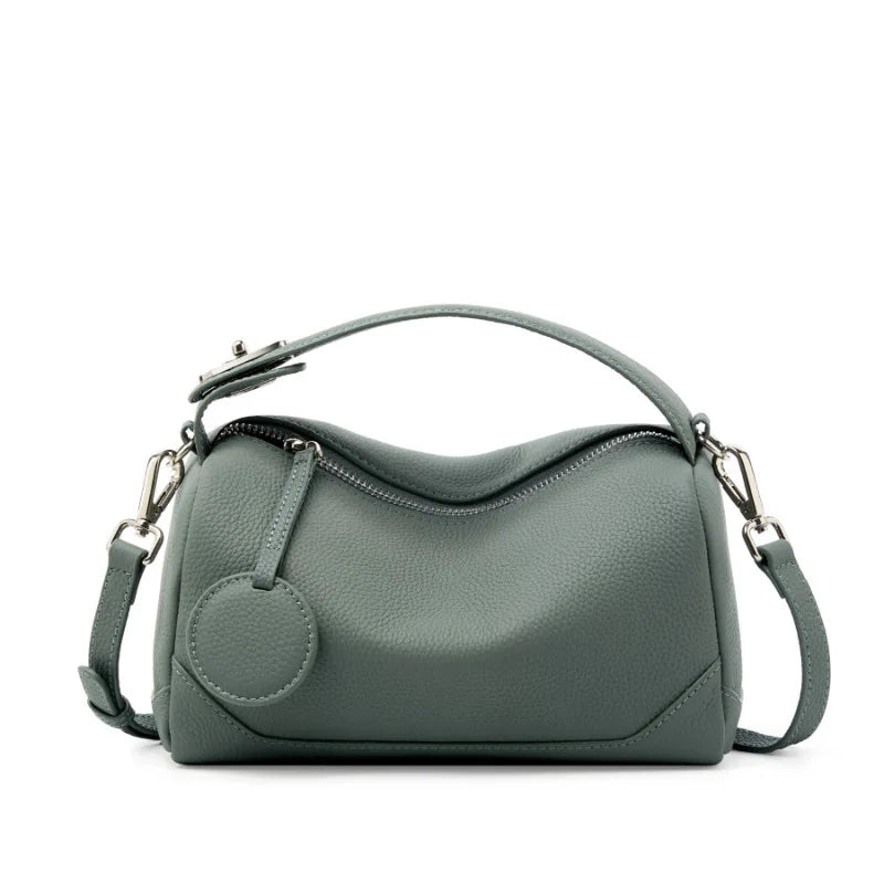 Genuine Leather Multi functional Handbag - Luxury Designer Cross body Tote 2025
