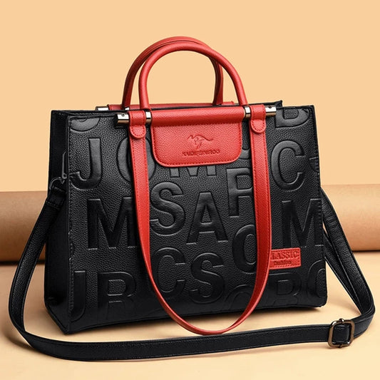 Luxury Leather Handbag - Designer Tote Bag for Women 2024