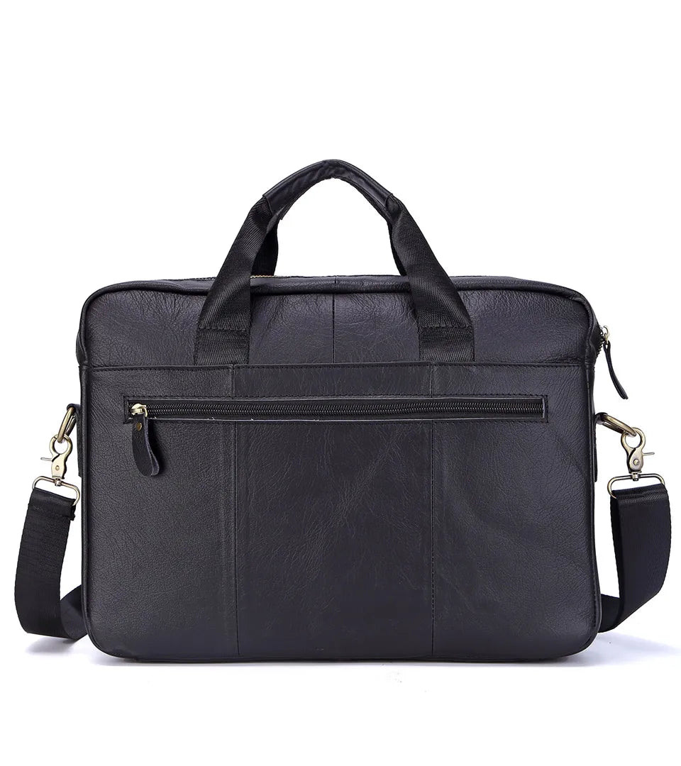 Men's Genuine Leather Business Messenger Bag