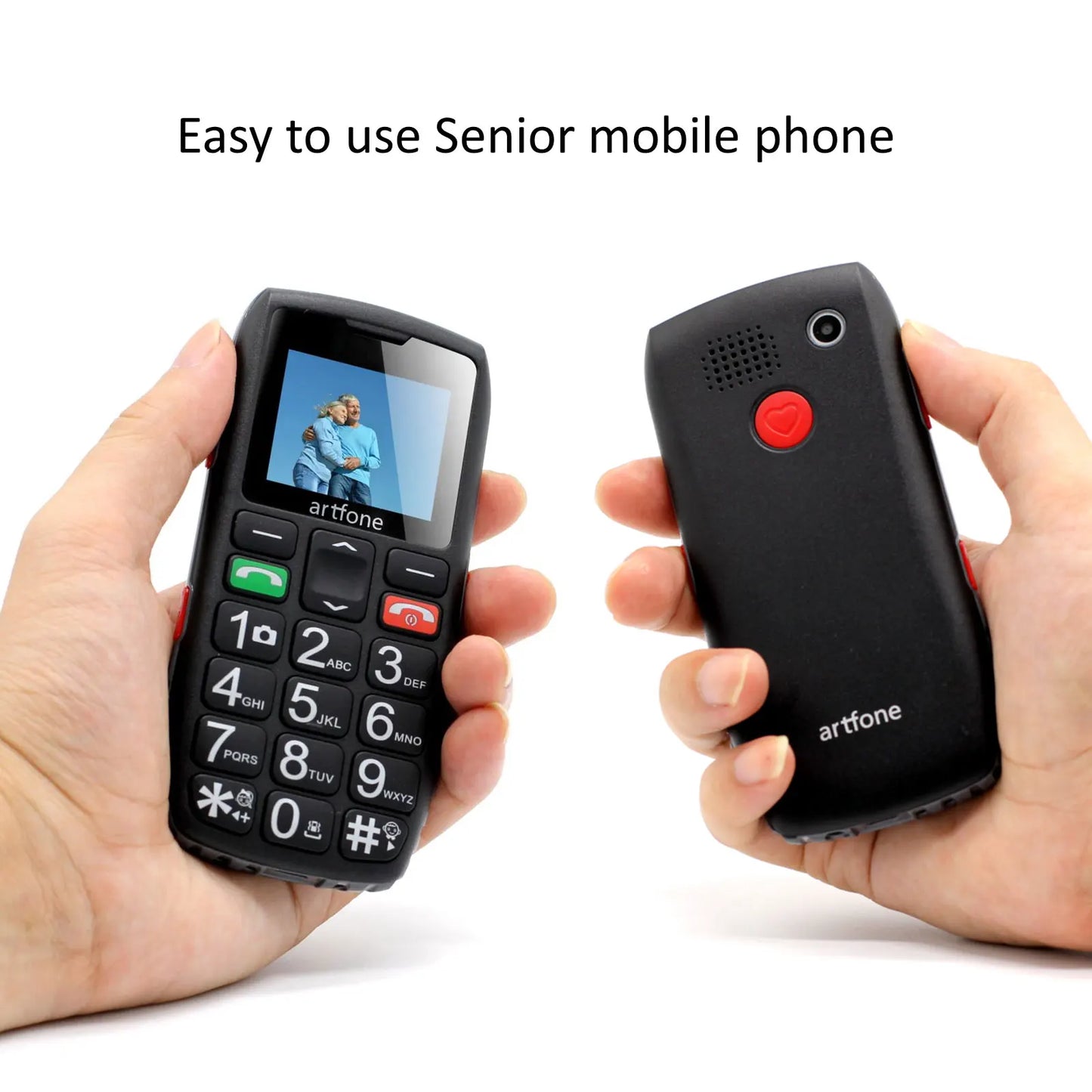 Senior Mobile Phone - Large Button Phone with SOS Feature and Charging Dock