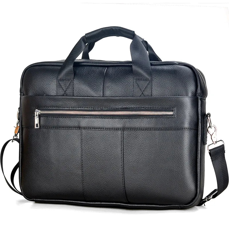 Men's Genuine Leather Business Messenger Bag