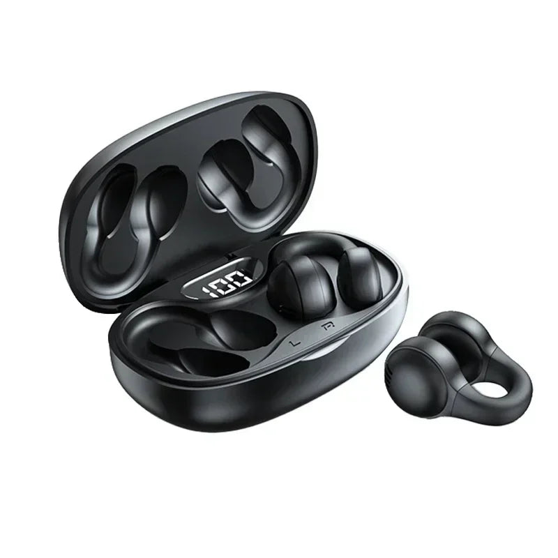 Bone Conduction Wireless Headphones - Waterproof Sports Earbuds with Mic