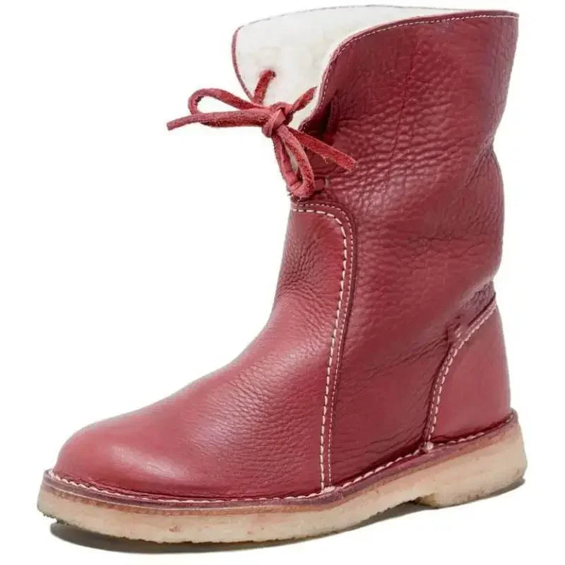 Women's Plush-Lined Winter Snow Boots
