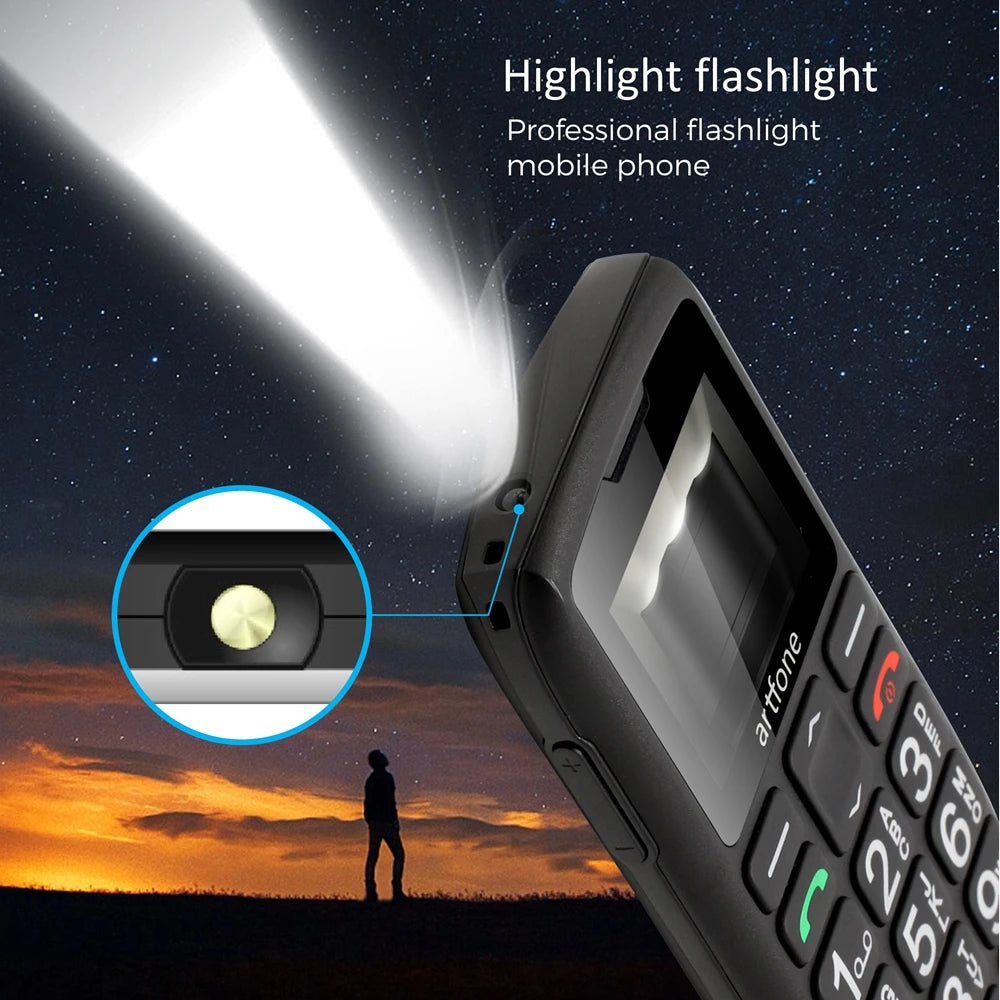 Senior Mobile Phone - Large Button Phone with SOS Feature and Charging Dock