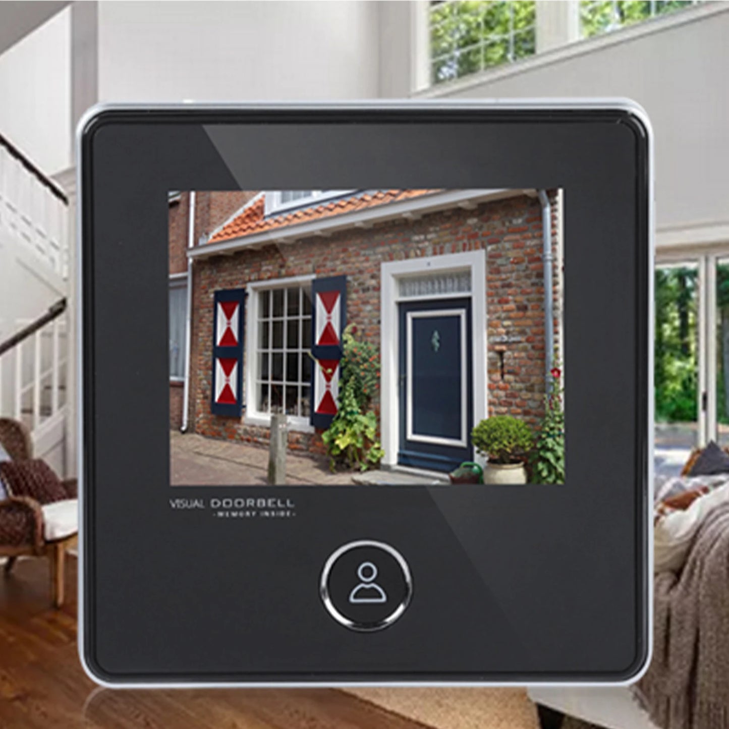 Video Door Camera - Security Peephole Camera with Night Vision & LCD Monitor