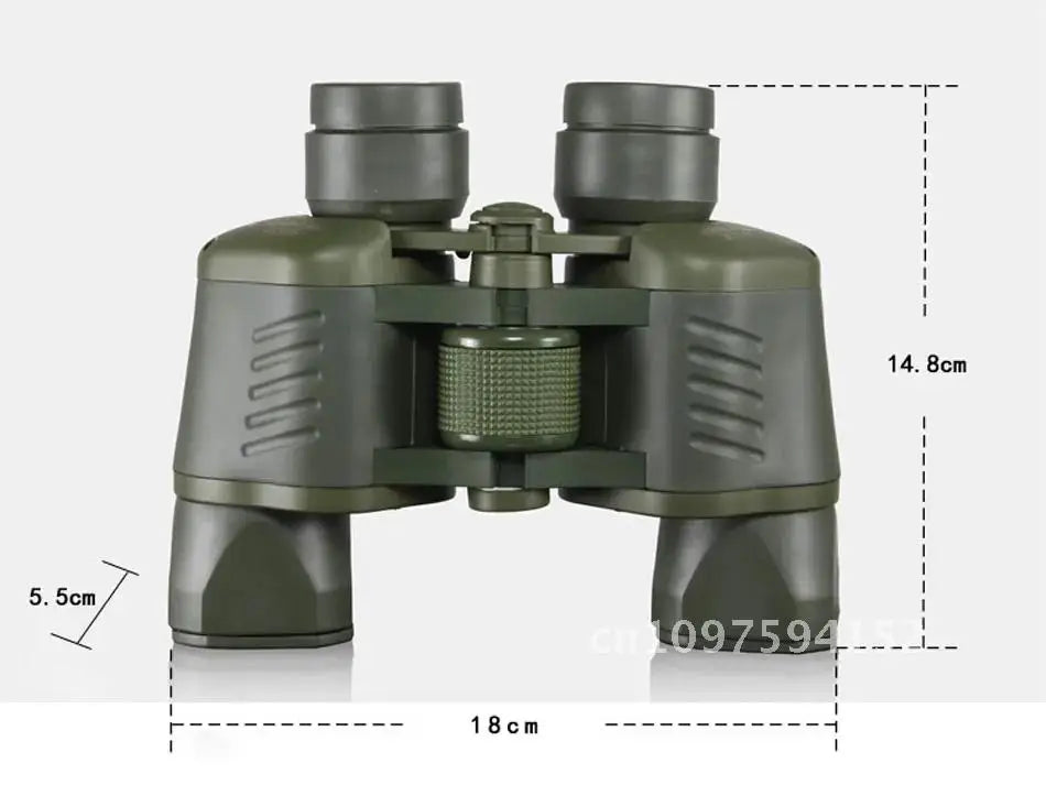 Professional HD Binoculars - Long Range Telescope with BAK4 Prism (50x50/60x60/80x80)