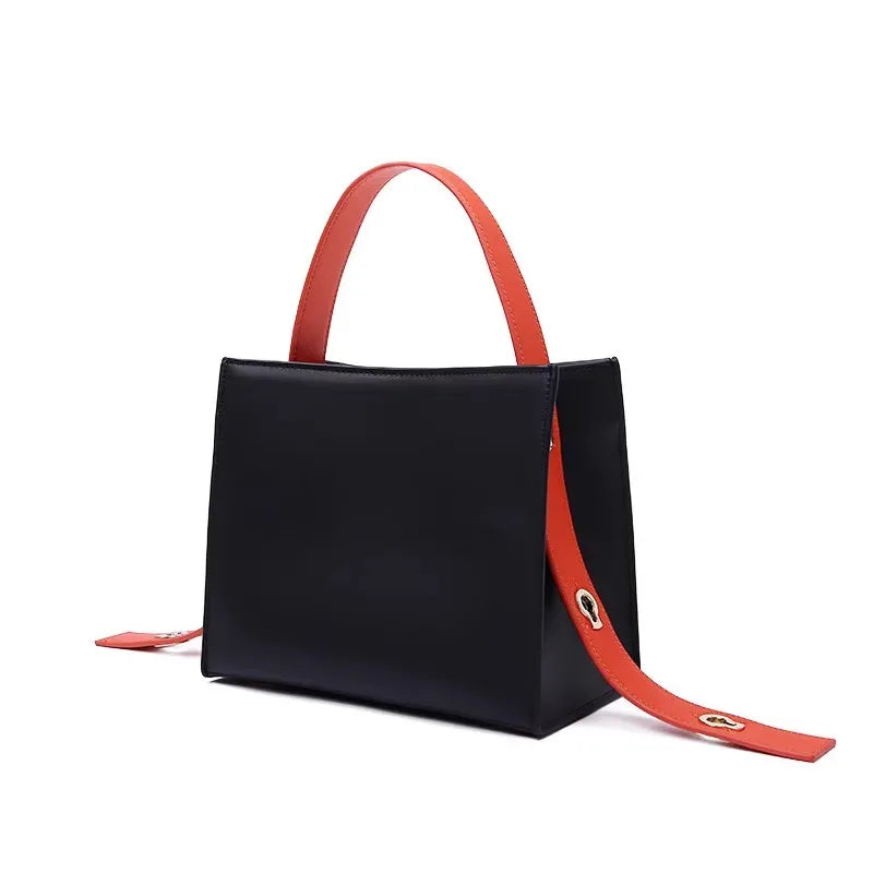 Premium Composite Tote Bag - Large Leather Handbag with Patchwork Design