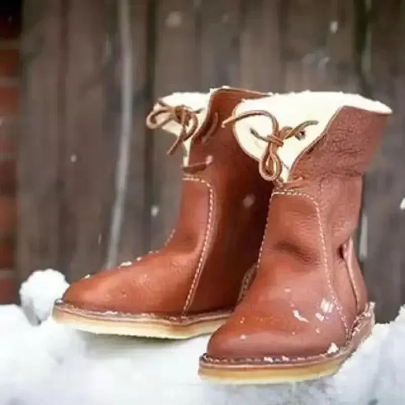 Women's Plush-Lined Winter Snow Boots