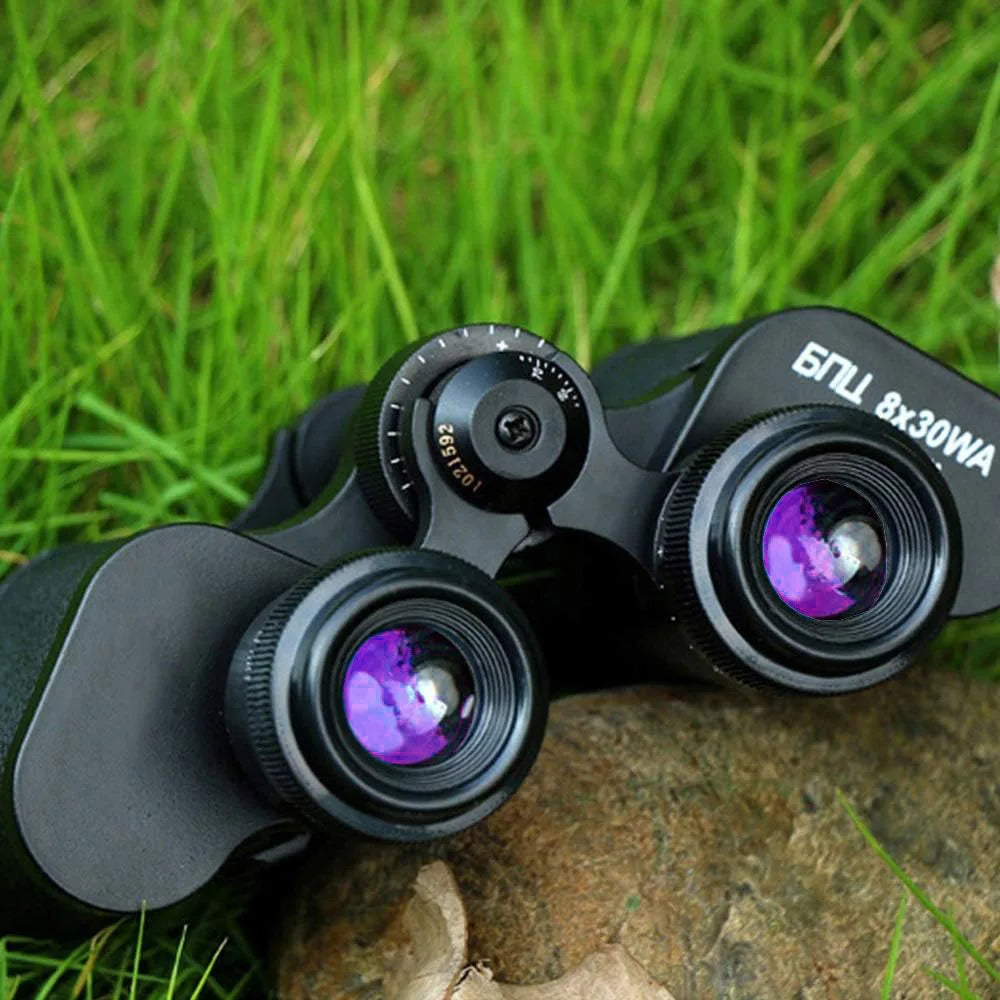 Baigish 8x30 Military Binoculars - Professional Waterproof Telescope with Leather Case